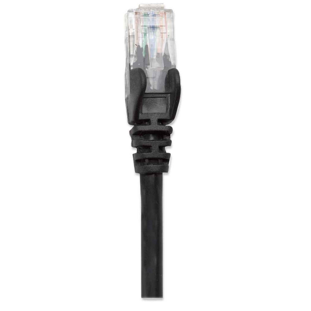 Intellinet 318143 Cable Patch Cat5 E, 0.45mts, Utp 1.5 F, Negro