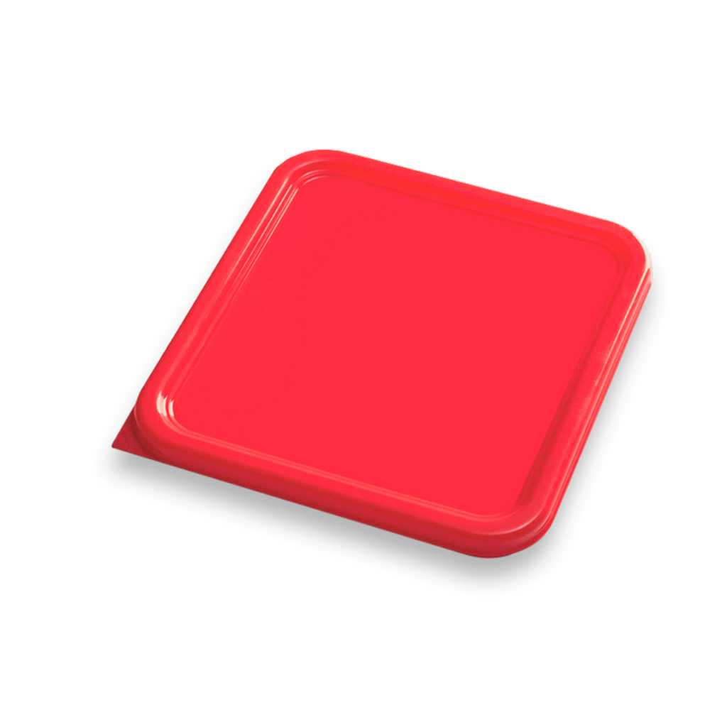 Tapa De Polietileno Para Recipiente Cuadrado De 6 Y 8 Qt