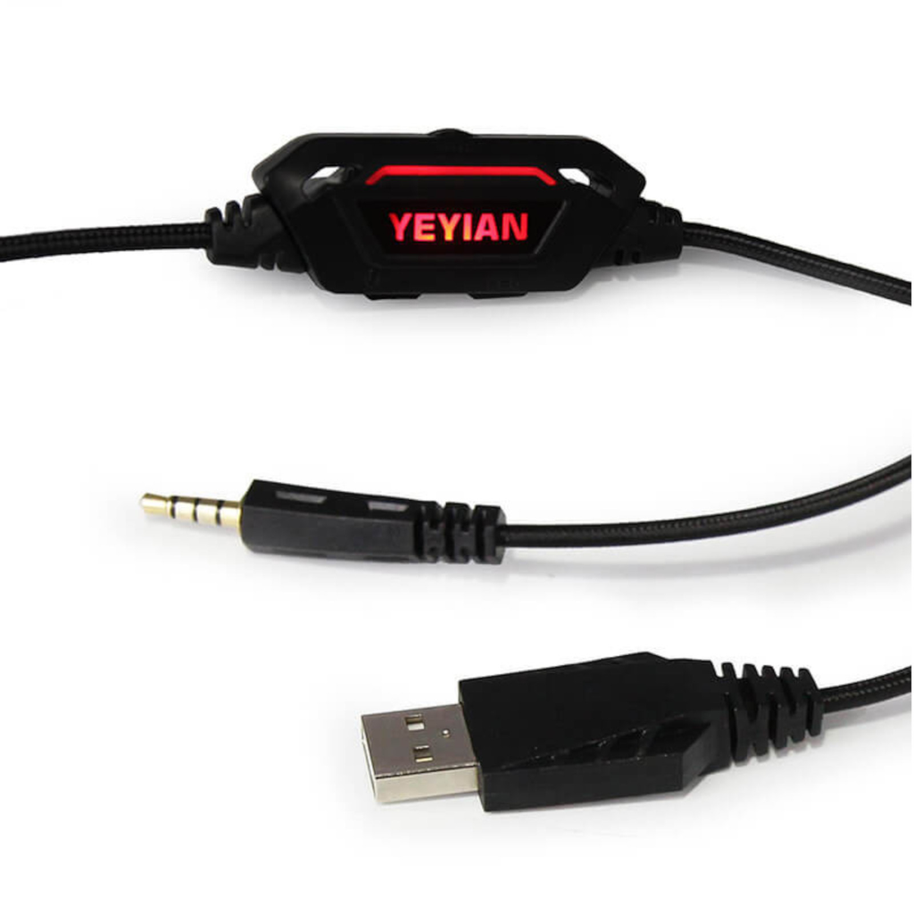 Yeyian Ydv-33403 Headset Gamer Usb, 3.5mm, Rgb, N/r Vicious