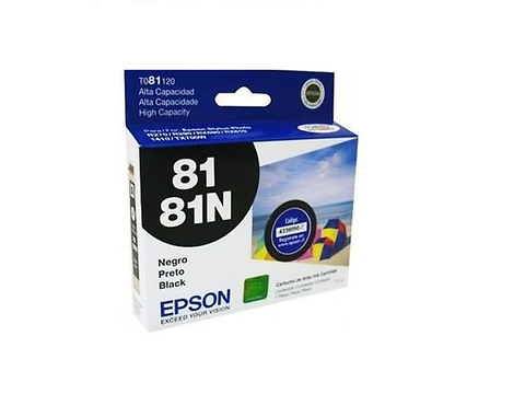 Epson T081120 Al Tinta 81 De Alto Rendimiento Para Stylus Photo R270/R290, Negro - ordena-com.myshopify.com