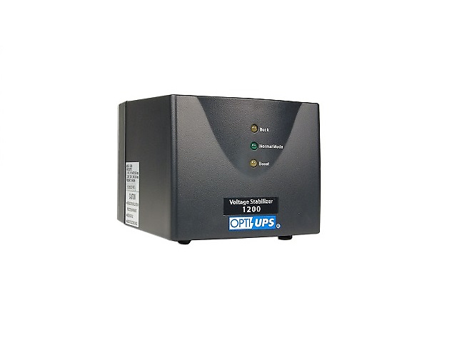 Opti Ups Avr Ss1200 Automatic Voltage Regulator 6 Outlets 525 Joules Black - ordena-com.myshopify.com