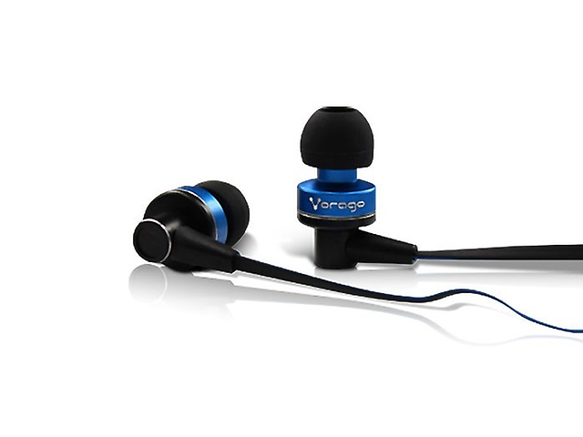 Vorago Ep 302 Audífonos Cable Plano Microfono Azul - ordena-com.myshopify.com