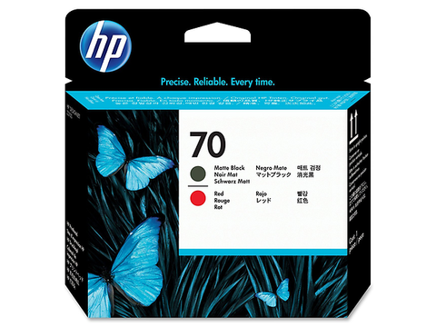 Hp 70 Cabezal De Impresion C9409 A Para Design Jet, Negro Mate Y Rojo - ordena-com.myshopify.com