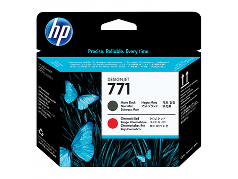 Hp 771 Cabezal De Impresion Ce017 A Para Design Jet, Negro Mate Rojo Cromatico - ordena-com.myshopify.com