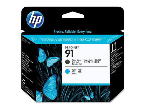 Hp 91 Cabezal De Impresion C9460 A Para Design Jet, Negro Mate Y Cian - ordena-com.myshopify.com