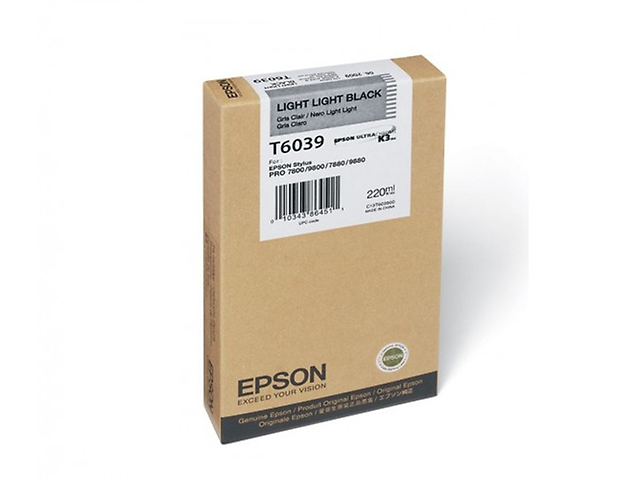 Epson T603900 Cartucho,220ml, Negro Claro - ordena-com.myshopify.com