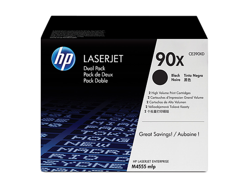 Hp 90 X Toner Ce390 Xd Paquete Doble Negro, 2x 24.000 Páginas - ordena-com.myshopify.com