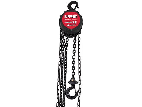 Urrea 42601 Polipasto Industrial 1 Tonelada, Cadena De 6 Metros - ordena-com.myshopify.com
