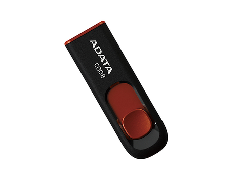 Memoria Usb Adata C008 64 Gb 2.0 Color Negro Rojo - ordena-com.myshopify.com