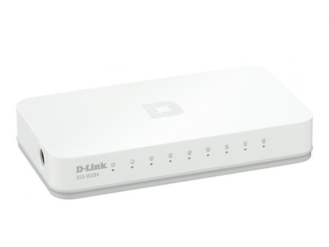 D Link Des 1008 A, Switch 8 Puertos N Way Escritorio Fast Ethernet - ordena-com.myshopify.com