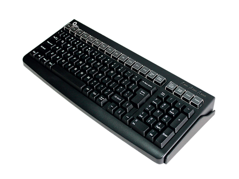 Qian Qpa1703 Teclado Alambrico Pos Negro Lector De Banda - ordena-com.myshopify.com