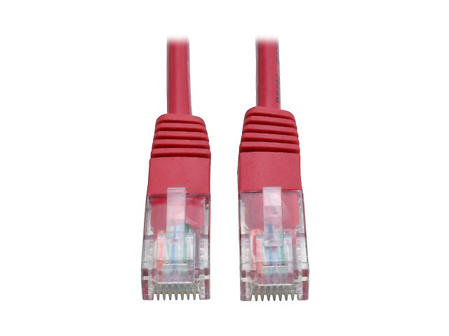 Tripp Lite N002 001 Rd Cable Patch Cat5 E Utp Moldeado 350 Mhz Rj45 M/M 30.5cm Rojo - ordena-com.myshopify.com