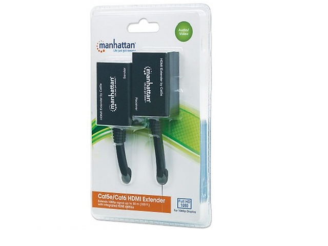 Manhattan 207386 Extensor De Video Hdmi 30 M Via Cat5 E/Cat6 - ordena-com.myshopify.com