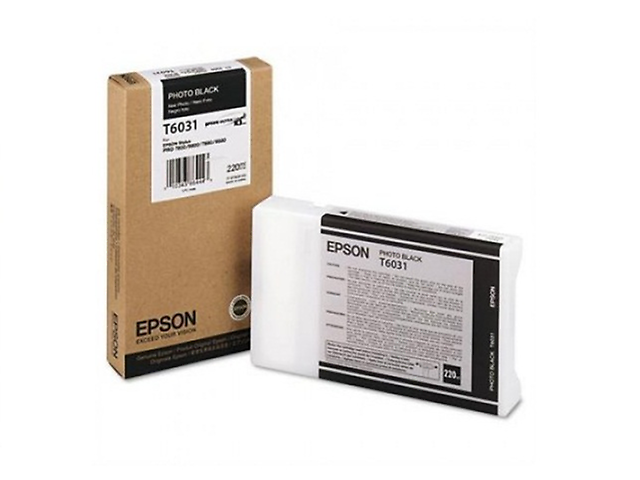 Epson T603100 Tinta Lfp Stylus Pro 7800/9800/7880/9880 220 Ml Negro Photo - ordena-com.myshopify.com