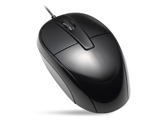 K Mex K333 Mouse óptico Usb Con Scroll, 3 Botones, Negro - ordena-com.myshopify.com