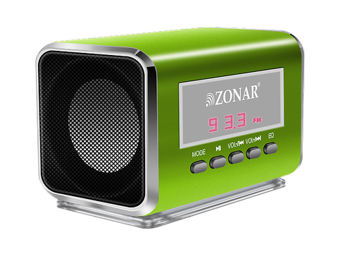 Zonar Kube Bm602 Mini Bocina Portatil Mp3 Verde - ordena-com.myshopify.com