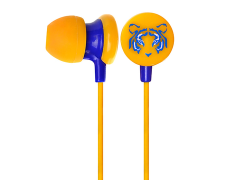 Gowin Audifonos Tigres Intra Auriculares Azul Con Amarillo - ordena-com.myshopify.com