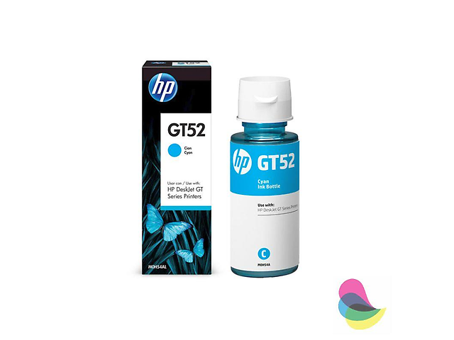 Hp M0 H54 Al Botella De Tinta Gt52 P/Hp Desk Jet Gt5820, Gt5810 8000pag Cian - ordena-com.myshopify.com