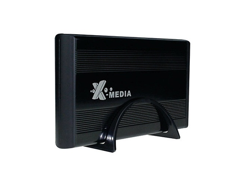 X Media En3400 Bk Gabinete De Disco Duro 3.5 Pulg, Sats Usb 2.0 Aluminio Negro - ordena-com.myshopify.com