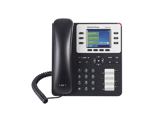 Grandstream GXP-2130 Telefono IP Empresarial de 3 Lineas con 4 Teclas de Funcion - ordena-com.myshopify.com