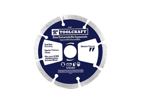 Toolcraft Tc2435 Disco Diamantado De Corte Segmentado 7plg - ordena-com.myshopify.com