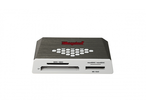 Kingston Fcr Hs4 Lector De Memoria Usb 3.0 High Speed, 5000 Mbit/S, Gris/Blanco - ordena-com.myshopify.com