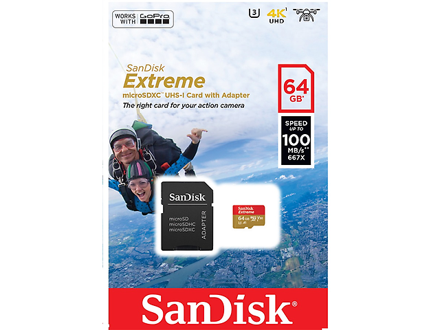 San Disk Sdsqxaf Micro Sd Extreme Con Adaptador 64 Gb - ordena-com.myshopify.com