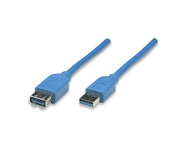 Manhattan 322379 Extensión Usb3.0 A Macho/B Hembra 2m - ordena-com.myshopify.com