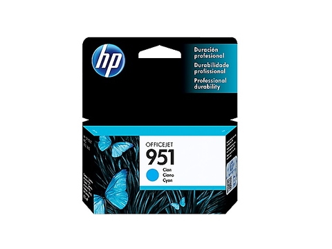 Hp 951 Cn050 Al Cartucho Officejet Para 8600/K8600/8100 Cian - ordena-com.myshopify.com