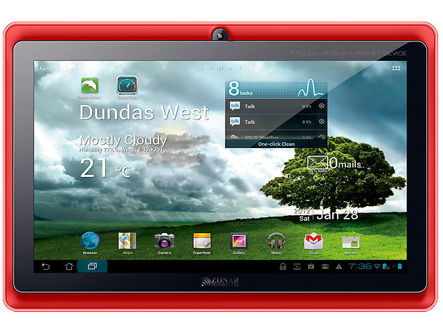 Zonar Titanium Box Chip Android 4.4 Tablet Rojo - ordena-com.myshopify.com