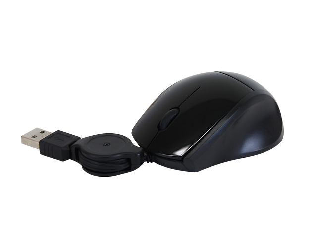 Equal Ms10 Mini Mouse óptico Usb Retráctil Negro - ordena-com.myshopify.com