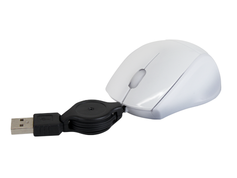 Equal Ms10 Mini Mouse óptico Usb Retráctil Blanco - ordena-com.myshopify.com