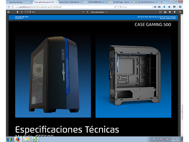 Game Factor Csg500 Gabinete Gamer M Atx, Usb 3.0, 1 Vent, Sin Fuente, Azul - ordena-com.myshopify.com