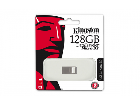 Kingston Dtmc3 Memeoria Flash 128 Gb Micro Usb 3.1 Metal - ordena-com.myshopify.com