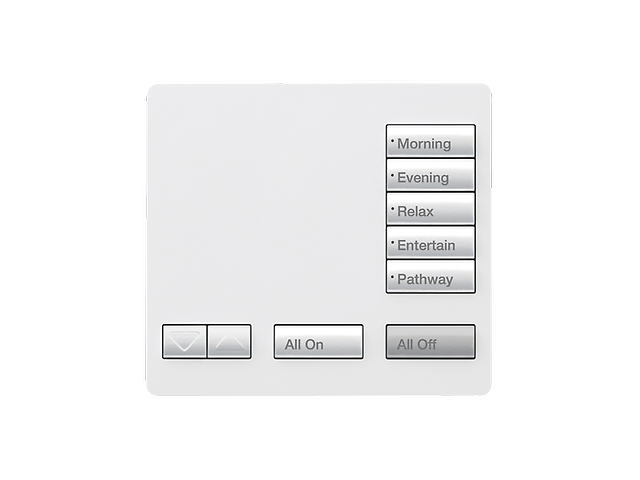 Lutron Rrt5 Rlsw Teclado Seetouch Sobre Mesa 5 Botones Botonera Retroiluminada - ordena-com.myshopify.com