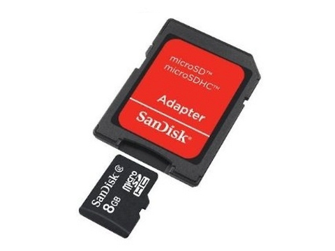 San Disk Memoria Flash,8 Gb Mirco Sdhc Clase 4, Con Adaptador Sdsdqm 008 G B35 A - ordena-com.myshopify.com