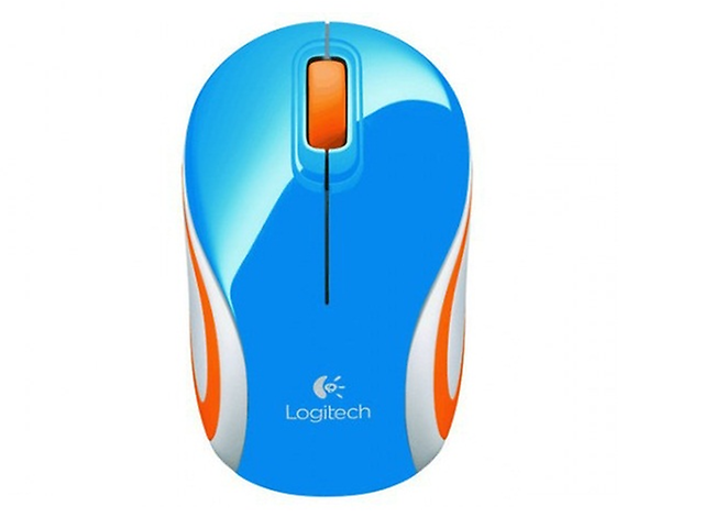 Logitech M187 Mini Mouse Optico Inalambrico Gris/Naranja - ordena-com.myshopify.com