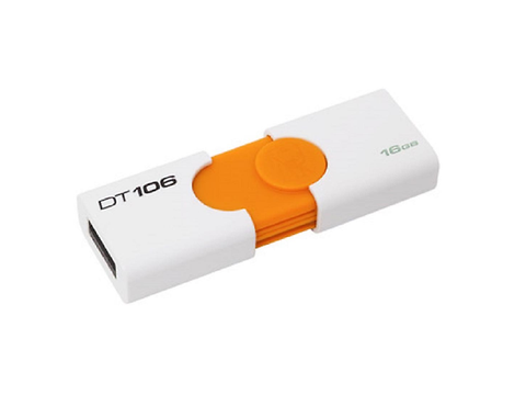 Kingston Kc U9616 4 C6 Y Memoria Usb 16 Gb Dt106 Data Traveler Amarilla - ordena-com.myshopify.com