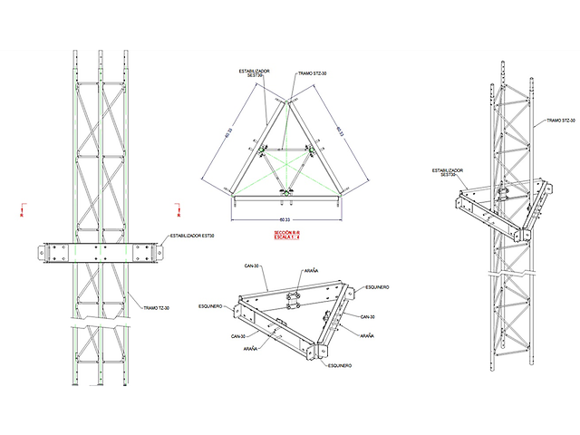 Syscom Sest 30 Estabilizador De Torre P/Tramos Stz 30 Galvanizado P/Electrolisis - ordena-com.myshopify.com