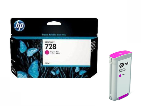 Hp 728 Cartucho De Tinta F9 J66 A Para Design Jet, 130 Ml, Magenta - ordena-com.myshopify.com