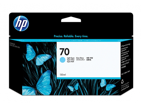 Hp 70 Cartucho De Tinta C9390 A Para Design Jet, 130 Ml, Cian Claro - ordena-com.myshopify.com