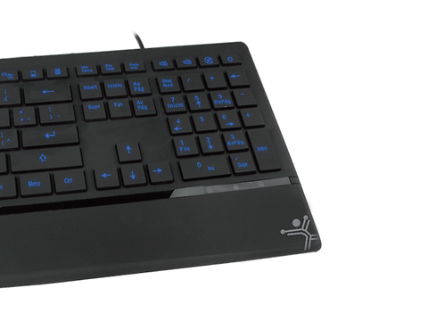 Perfect Choice Pc 200871 Teclado  Multimedia Iluminado Usb Negro - ordena-com.myshopify.com