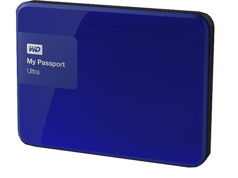 Western Digital My Passport Ultra Disco Duro Externo 2.5pul, 2 Tb, Usb 3.0, Azul - ordena-com.myshopify.com