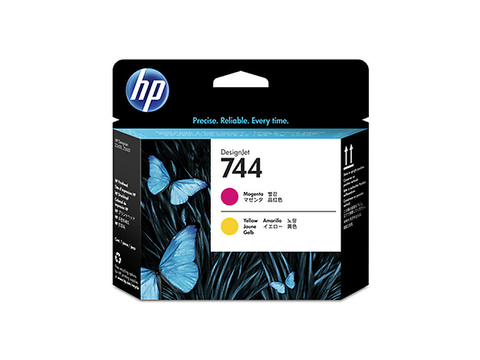 Hp 744 Cabezal De Impresion F9 J87 A Para Design Jet, Magenta/Amarillo - ordena-com.myshopify.com