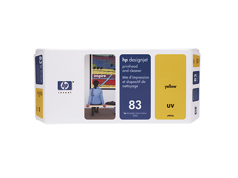 Hp 83 Cabezal De Limpieza Uv C4963 A Para Design Jet, Amarillo - ordena-com.myshopify.com