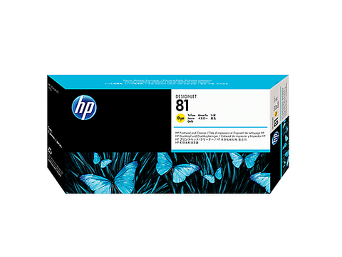 Hp 81 Cabezal De Limpieza C4953 A Para Serie Dye, Amarillo - ordena-com.myshopify.com