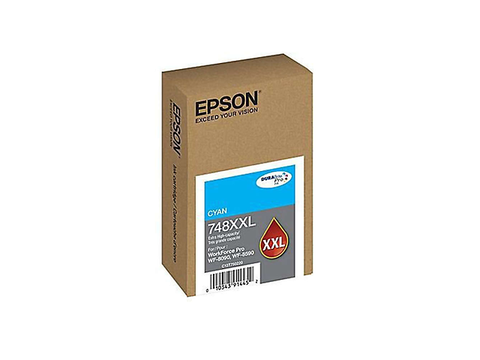 Epson T748 Xxl220 Al Cartucho De Tinta P/Wf 6090/Wf 6590 Cian - ordena-com.myshopify.com