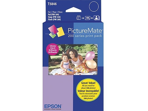 Epson T5846 Kit Cartucho Y Papel P/Picture Mate 200 4 Colores - ordena-com.myshopify.com