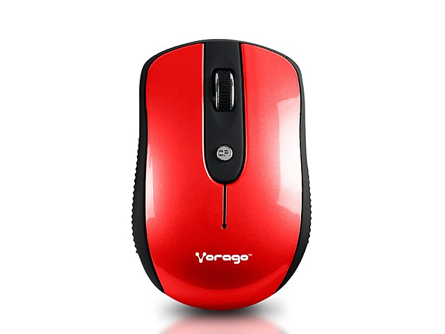 Vorago Mo 301 R Mouse óptico Inalámbrico Recargable Rojo - ordena-com.myshopify.com