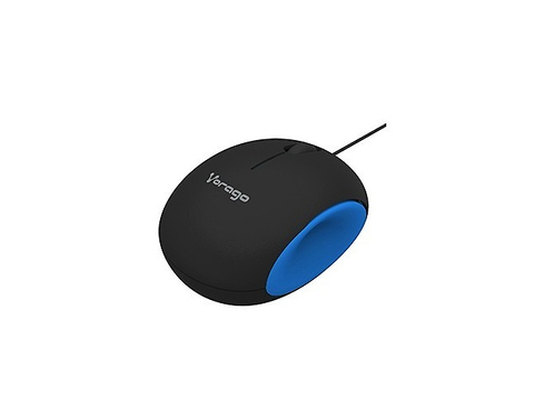 Vorago Mo 202 Mouse óptico Alámbrico 1000 Dpi Negro/Azul - ordena-com.myshopify.com